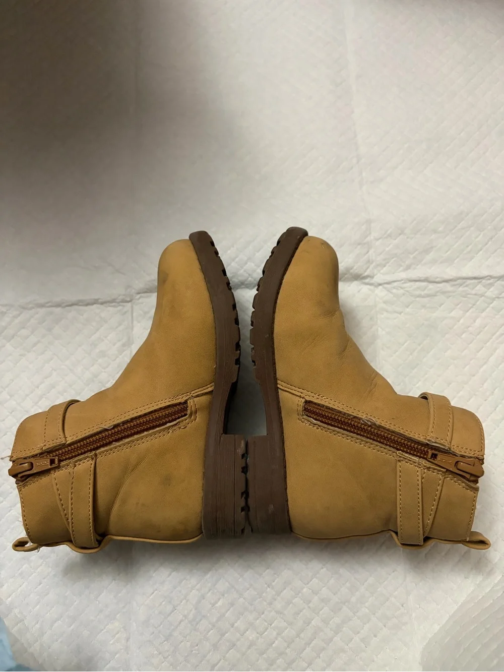 The Children's Place Camel Faux-Shearling Ankle Boots for Kids